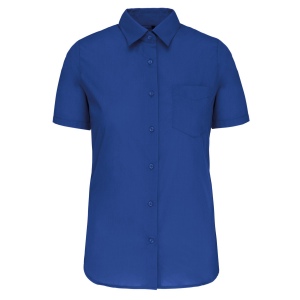 Chemise popeline polycoton manches courtes entretien facile femme 18