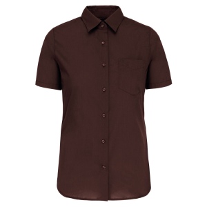 Chemise popeline polycoton manches courtes entretien facile femme 6
