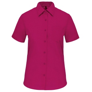 Chemise popeline polycoton manches courtes entretien facile femme 16
