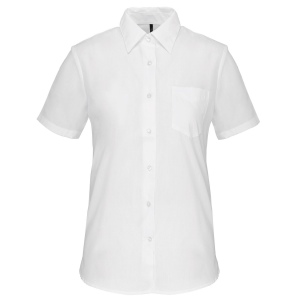 Chemise popeline polycoton manches courtes entretien facile femme 2