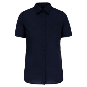 Chemise popeline polycoton manches courtes entretien facile femme 9