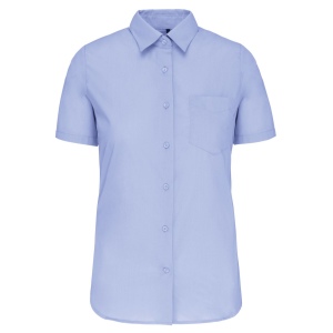 Chemise popeline polycoton manches courtes entretien facile femme 4