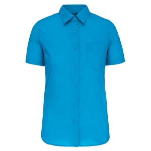 Chemise popeline polycoton manches courtes entretien facile femme 5