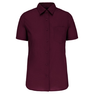Chemise popeline polycoton manches courtes entretien facile femme 12