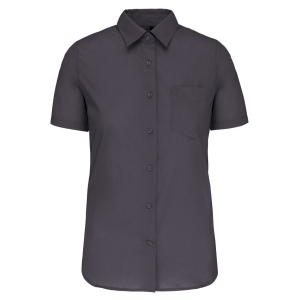 Chemise popeline polycoton manches courtes entretien facile femme 13
