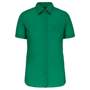 Chemise popeline polycoton manches courtes entretien facile femme 17