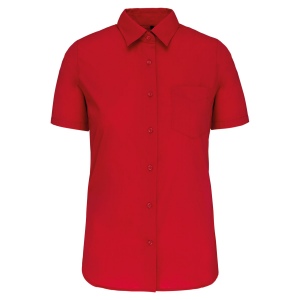 Chemise popeline polycoton manches courtes entretien facile femme 8