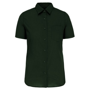 Chemise popeline polycoton manches courtes entretien facile femme 15