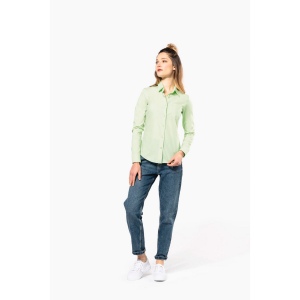 Chemise popeline polycoton entretien facile femme 95