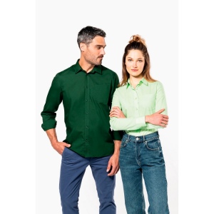 Chemise popeline polycoton entretien facile femme 96
