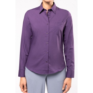 Chemise popeline polycoton entretien facile femme 102