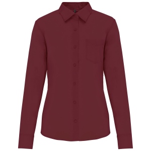 Chemise popeline polycoton entretien facile femme 13