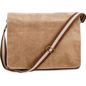 Sac courrier vintage en toile 2