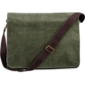 Sac courrier vintage en toile 4