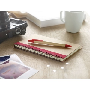 Bloc-notes recyclé et stylo - SONORA PLUS 9