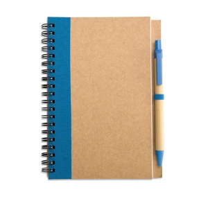 Bloc-notes recyclé et stylo - SONORA PLUS 3