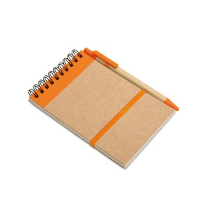 Bloc-notes recyclé et stylo - SONORA 5