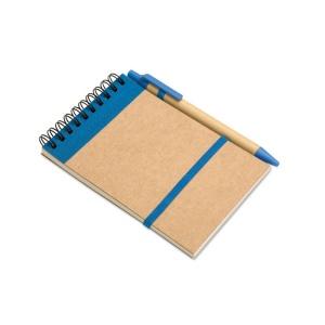 Bloc-notes recyclé et stylo - SONORA 3