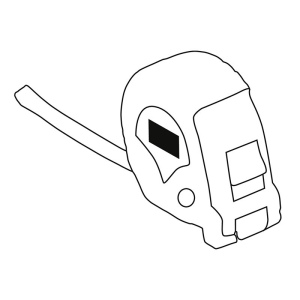 Mètre gommé WORKMAN 12