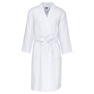 Peignoir kimono nid d'abeille 2
