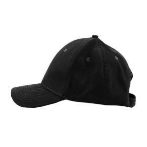 Casquette coton brossé 6 pans 6