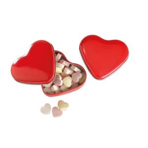 Boîte coeur avec bonbons - LOVEMINT