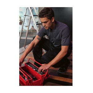 Polo de travail coton avec poche