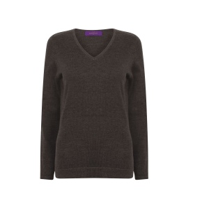 Pull col V femme 4