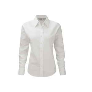 LADIES' LONG SLEEVE TAILORED OXFORD SHIRT 2