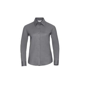 LADIES' LONG SLEEVE TAILORED OXFORD SHIRT 3