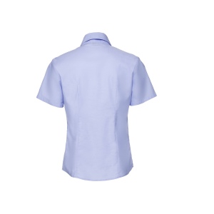LADIES' SHORT SLEEVE TAILORED OXFORD SHIRT 12