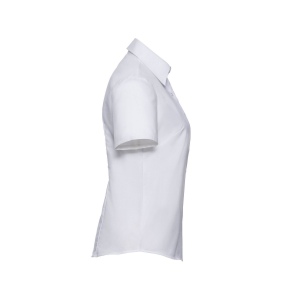 LADIES' SHORT SLEEVE TAILORED OXFORD SHIRT 14