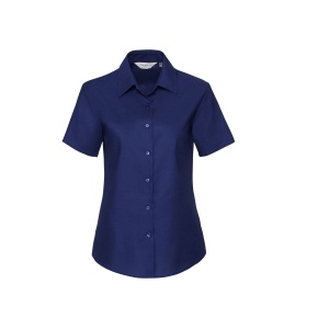 LADIES' SHORT SLEEVE TAILORED OXFORD SHIRT 5