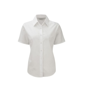 LADIES' SHORT SLEEVE TAILORED OXFORD SHIRT 2
