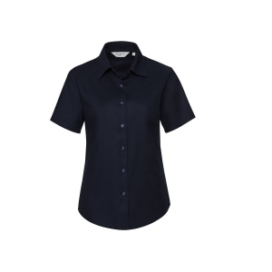 LADIES' SHORT SLEEVE TAILORED OXFORD SHIRT 7