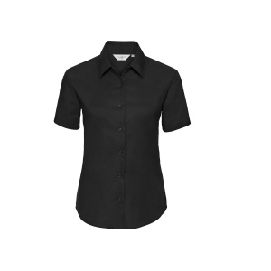 LADIES' SHORT SLEEVE TAILORED OXFORD SHIRT 4