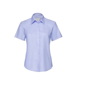 LADIES' SHORT SLEEVE TAILORED OXFORD SHIRT 6