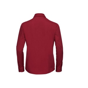 LADIES' LONG SLEEVE CLASSIC POLYCOTTON POPLIN SHIRT 10