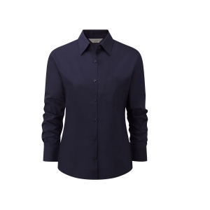 LADIES' LONG SLEEVE CLASSIC POLYCOTTON POPLIN SHIRT 6