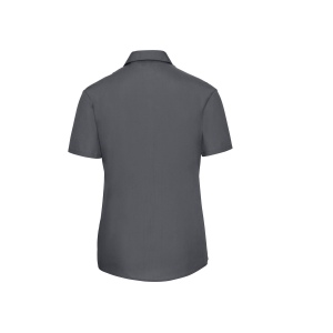 LADIES' SHORT SLEEVE CLASSIC POLYCOTTON POPLIN SHIRT 14