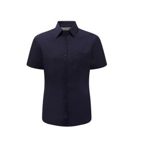 LADIES' SHORT SLEEVE CLASSIC POLYCOTTON POPLIN SHIRT 6