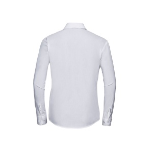 LADIES' LONG SLEEVE CLASSIC PURE COTTON POPLIN SHIRT 4