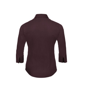 LADIES' 3/4 SLEEVE FITTED STRETCH SHIRT 8