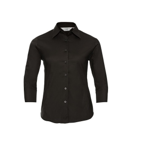 LADIES' 3/4 SLEEVE FITTED STRETCH SHIRT 3