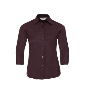 LADIES' 3/4 SLEEVE FITTED STRETCH SHIRT 4