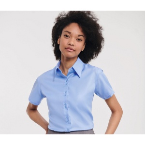 LADIES' SHORT SLEEVE TAILORED ULTIMATE NON-IRON SHIRT 8