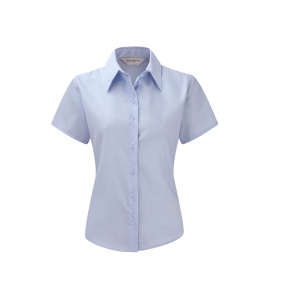 LADIES' SHORT SLEEVE TAILORED ULTIMATE NON-IRON SHIRT 4