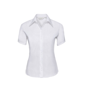 LADIES' SHORT SLEEVE TAILORED ULTIMATE NON-IRON SHIRT 2