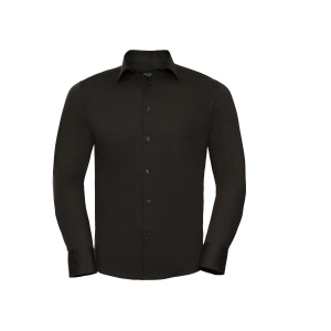 MEN'S LONG SLEEVE FITTED STRETCH SHIRT 3