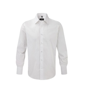 MEN'S LONG SLEEVE FITTED STRETCH SHIRT 2